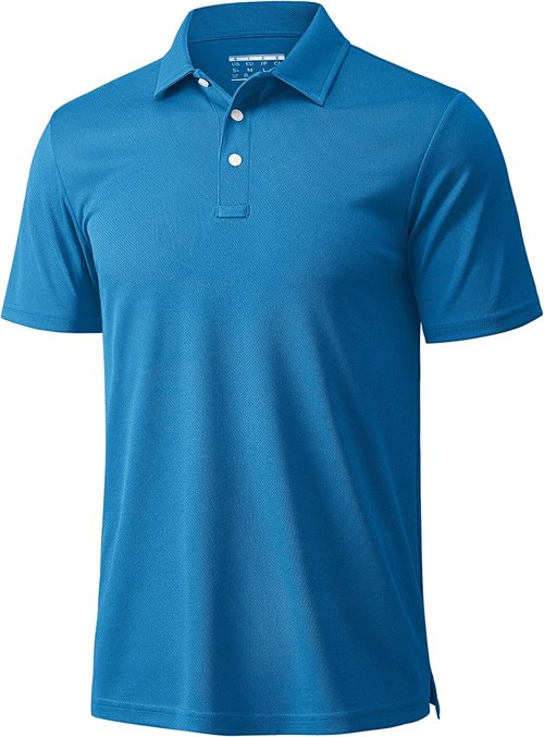 MAGCOMSEN Men's Polo Shirt - Quick-Dry Casual Golf Tee for Outdoor Performance | Short Sleeve, Pique Jersey