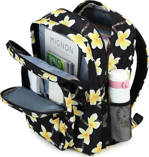 Abshoo Classical Basic Travel Backpack - Water Resistant Bookbag for School & Daily Use