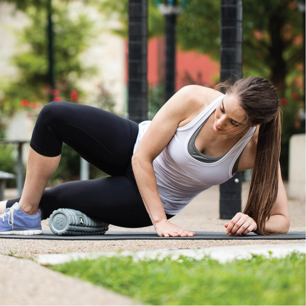 TriggerPoint CORE Foam Massage Roller - Softer Compression for Deep Tissue Recovery | Relieves Muscle Pain & Improves Mobility (12'', 18'', 36'')