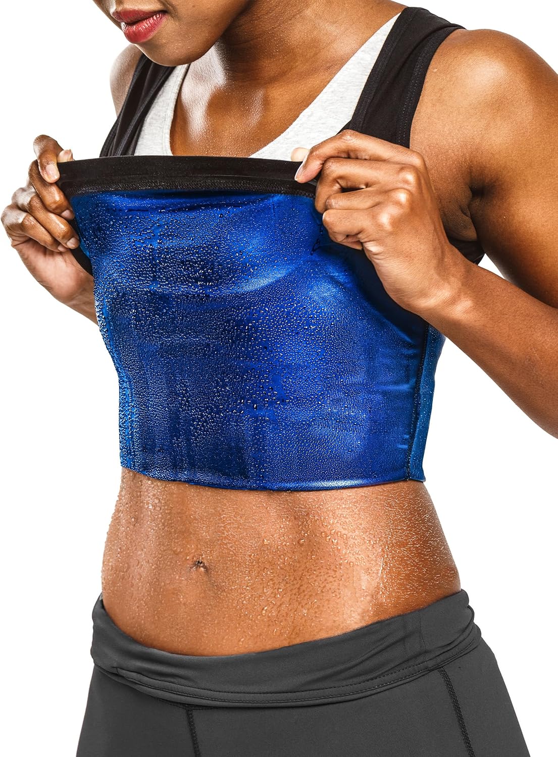 Sweat Shaper Premium Sauna Tank Top - Slimming Workout Shirt for Women | Comfortable Fit & Enhanced Sweat