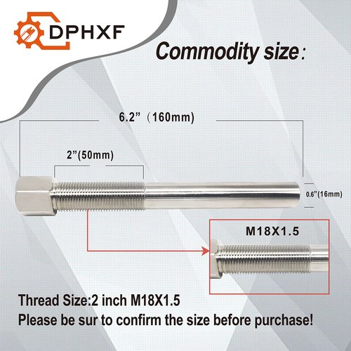 DPHXF Drive Clutch Puller Bolt Fits Golf Cart Models - EZGO GAS (4 cycle) 1991-UP, Also GAS (2 cycle) 1971-1993. Will NOT fit Kawasaki or RXV engines.