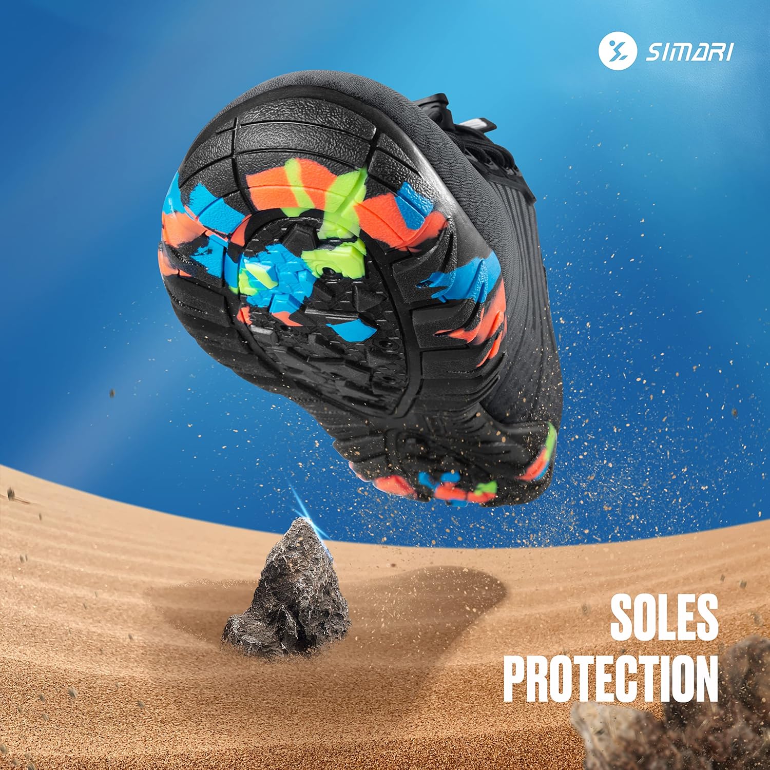 SIMARI Water Shoes - Quick-Dry Barefoot Aqua Socks for Surfing, Swimming & Beach Sports | Lightweight Non-Slip Design