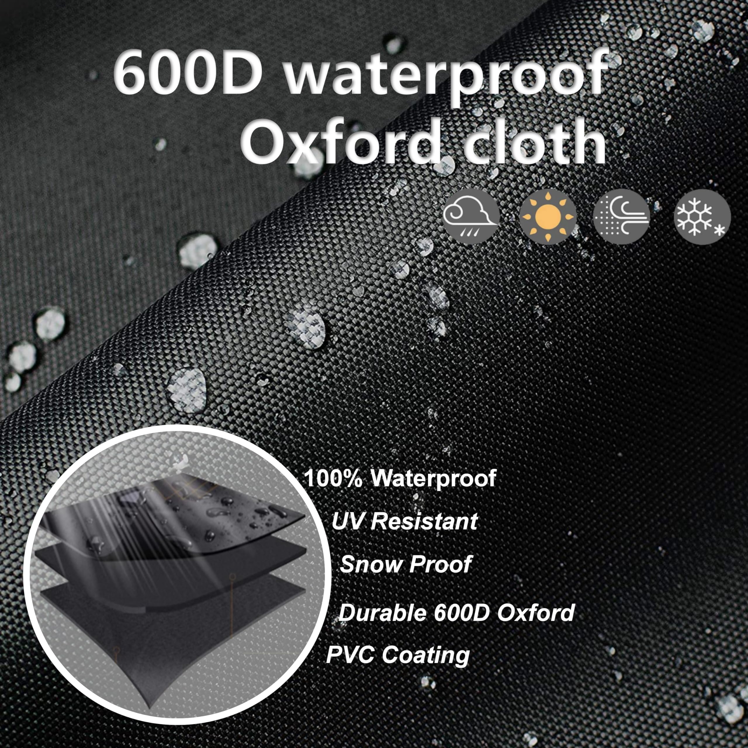 Basketball Hoop Sandbag - Heavy Duty Weighted Bottom Anchor for Basketball Hoops -600DOxford Fabric Waterproof Dustproof, Windproof, L35.4 xW23.6 xH5.1，Only Bag.