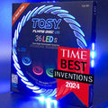 TOSY Flying Disc - Super Bright RGB LED Light-Up Toy | Rechargeable & Waterproof, Perfect for Kids & Adults