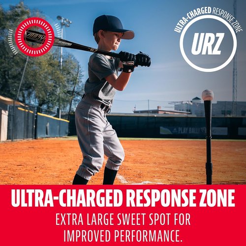 Franklin Sports Teeball Bat - Venom & Barracuda Aluminum Composite - USA Baseball Certified for Youth - Drop -10 to -13