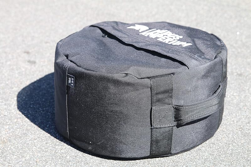 100 lb Round Fitness Sandbag with Two Handles – Heavy Duty Training Sandbags