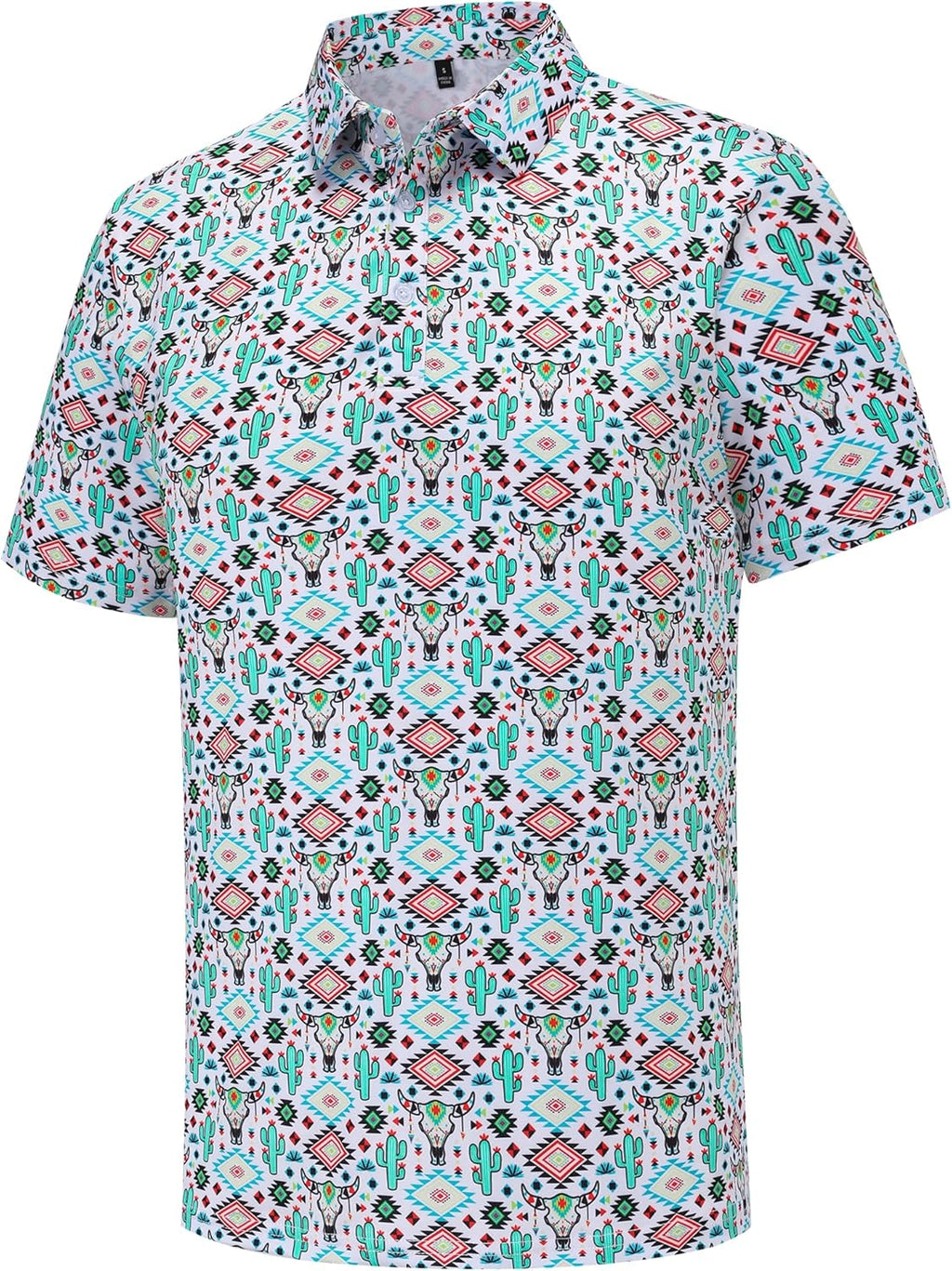 Skiennix Men's Golf Polo Shirt - Short Sleeve Dry Fit Moisture-Wicking Casual Style