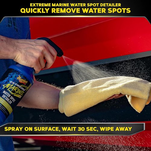 Meguiar's Boat & RV Wash & Wax Starter Kit | Ultimate Detailing Solution for Boats & RVs - Includes Wash, Wax & Accessories