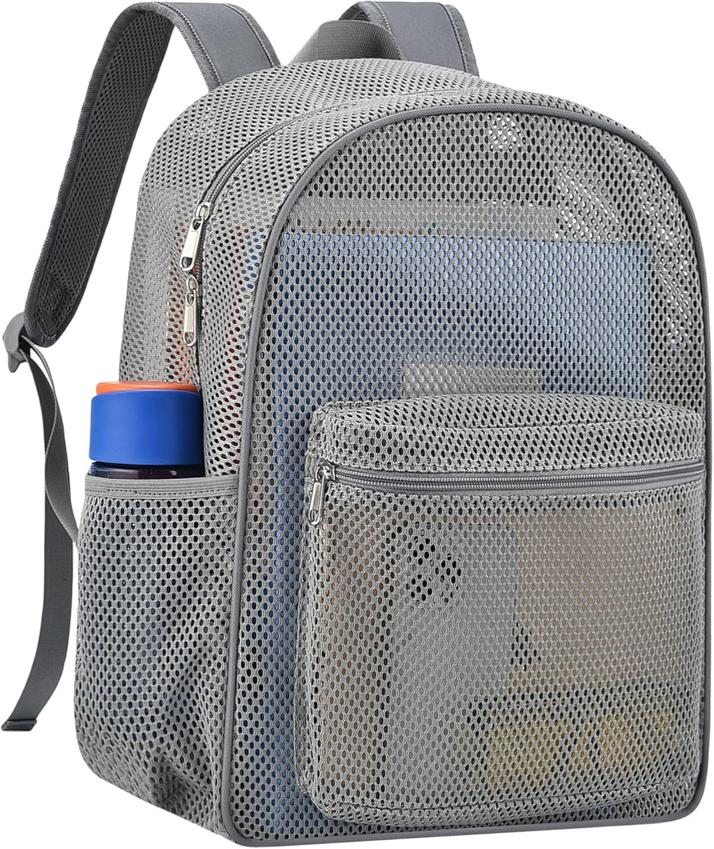 USPECLARE Heavy Duty Mesh Backpack - Semi-Transparent Design for College Students | Durable & Stylish