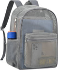 USPECLARE Heavy Duty Mesh Backpack - Semi-Transparent Design for College Students | Durable & Stylish
