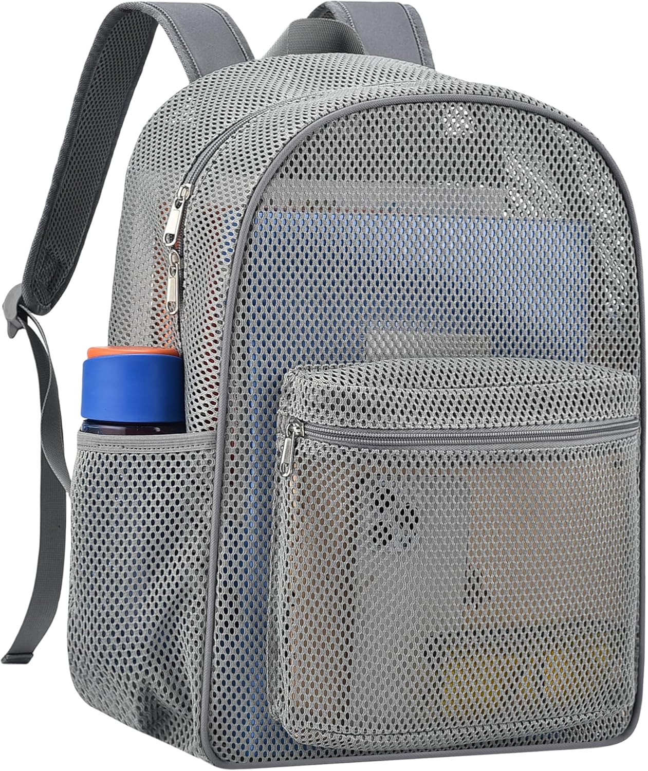 USPECLARE Heavy Duty Mesh Backpack - Semi-Transparent Design for College Students | Durable & Stylish