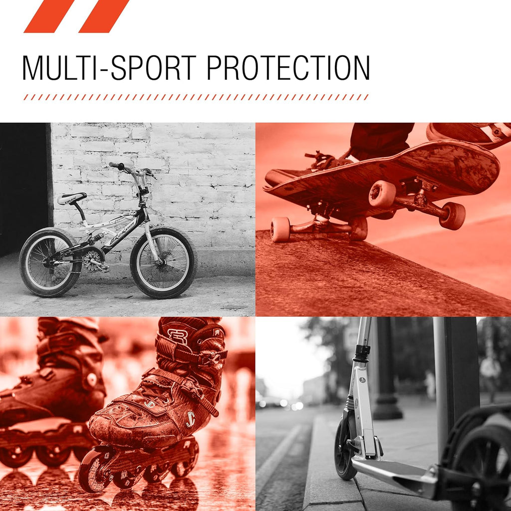 80SIX Triple Certified Multisport Helmet - Perfect for Biking, Scooting, Skateboarding & Roller Skating