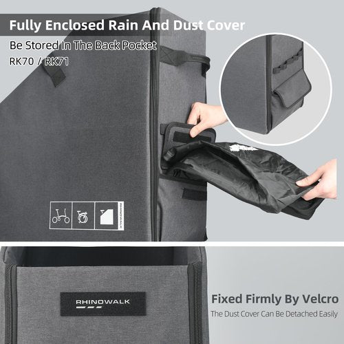 Rhinowalk Folding Bicycle Organizer, Foldable Car Trunk Organizer for Bicycle Transportation, Bicycle Travel Bag, Box for Brompton Folding