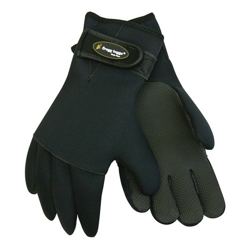FROGG TOGGS Frogg Fingers 3.5mm Neoprene Gloves, Black, Medium/Large