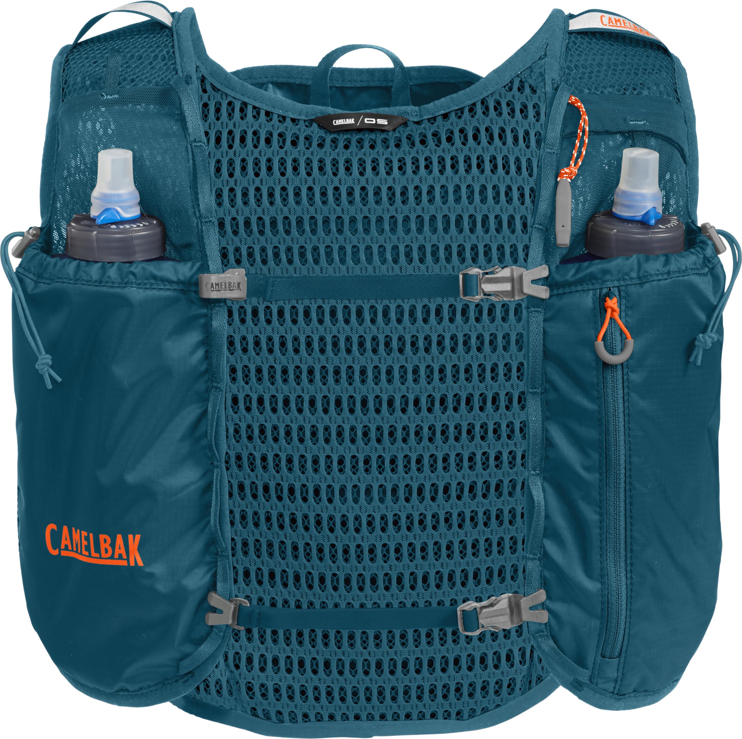CamelBak Trail Run Hydration Vest with 34oz Capacity, Lightweight Breathable Design and Storage for Trail Running and Training, Corsair Teal 2.0