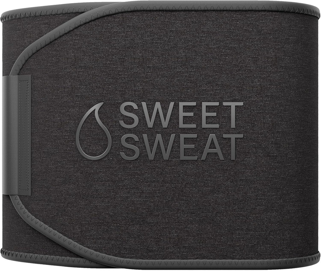 Sports Research Sweet Sweat Waist Trimmer - Premium Sweat Enhancing Fitness Band for Men & Women