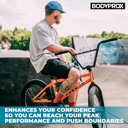 Bodyprox Protective Padded Shorts - 3D Hip, Butt & Tailbone Protection for Snowboarding, Skiing & Skating
