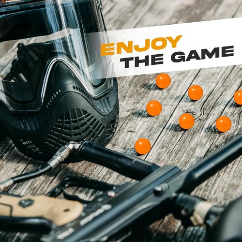 3Skull .43 Caliber Paintballs - High-Quality Ammo for Umarex T4E Paintball Pistols | Orange Color