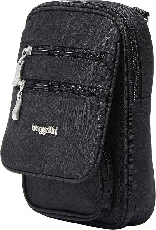 Baggallini Journey Crossbody Bag - Lightweight Travel Handbag with RFID Protection | 9x6 Inches