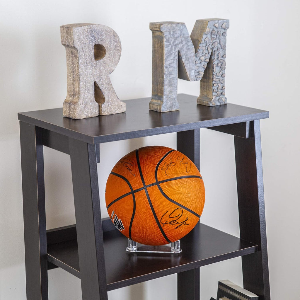 Skiennix Basketball & Football Display Stand - Showcase Autographed Game Balls | Holds Volleyball & More