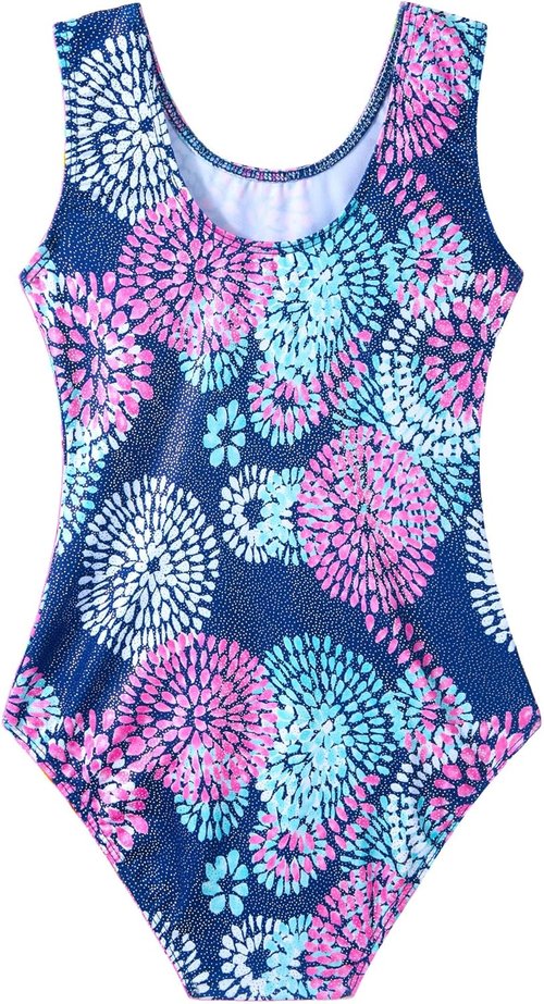Domusgo Gymnastics Leotards - Sparkly One-Piece Tumbling Outfits for Girls | Stylish & Comfortable
