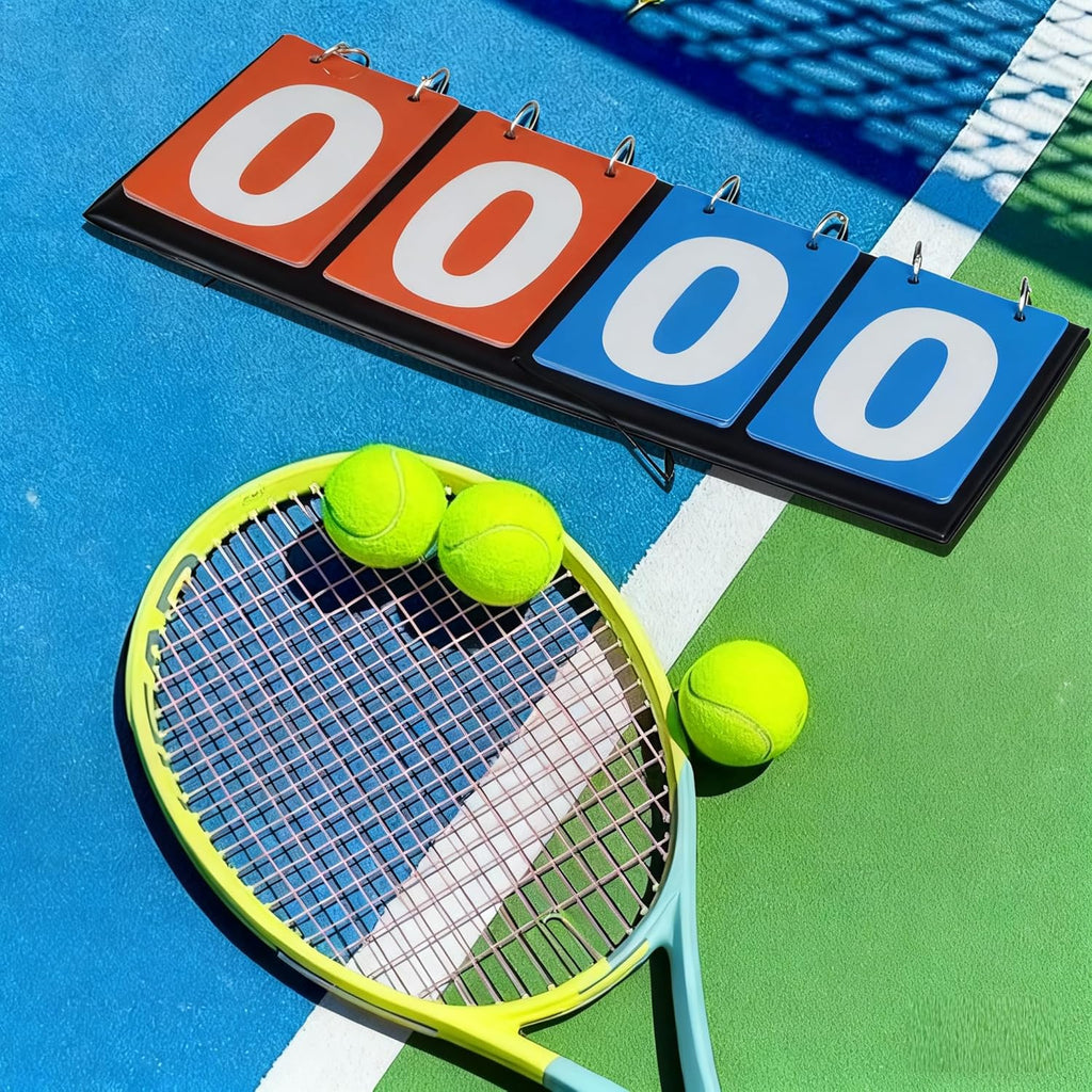 Scoreboard | 1 Pack Baseball Scorebook with 4-Digital Score Keeper for Basketball, Volleyball & Tennis