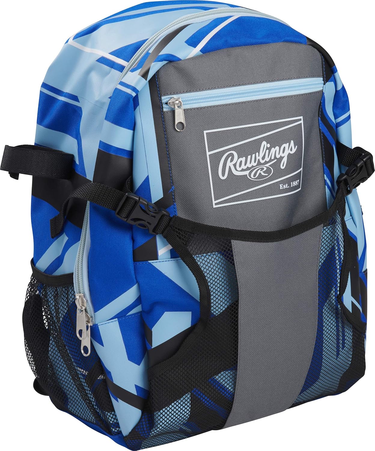 Rawlings REMIX Backpack Equipment Bag - Ideal for T-Ball & Youth Baseball/Softball | Royal Color