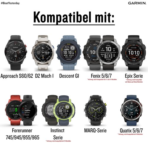 Garmin UltraFit Nylon Strap (22 mm) - Black