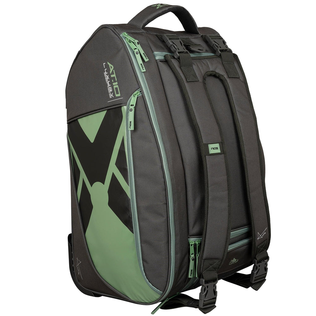 Padel Racket Bag AT10 Competition Trolley | High-Capacity Padel Bag for Men | NOX ThermoTech Thermal Compartment | Multi-Functional Backpack & Shoulder Bag | Holds Up to 3 Padel Rackets & Accessories