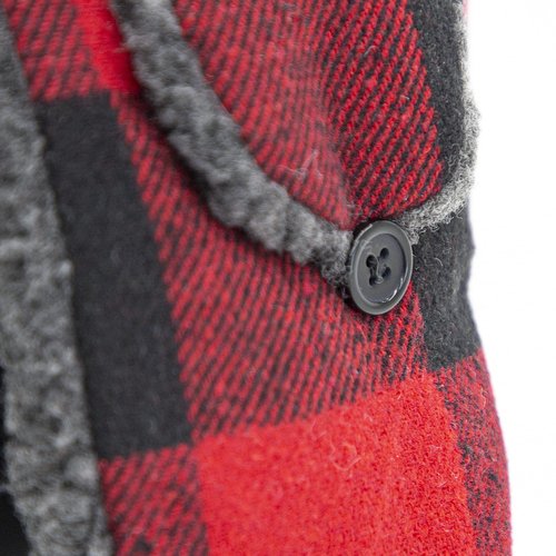 Eskimo Youth Plaid Alaskan Sherpa Hat, Buffalo Plaid, One Size