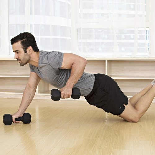 JFIT Dumbbell Sets - Neoprene & Vinyl Coated Hand Weights for Home Gym Fitness | Strength Training