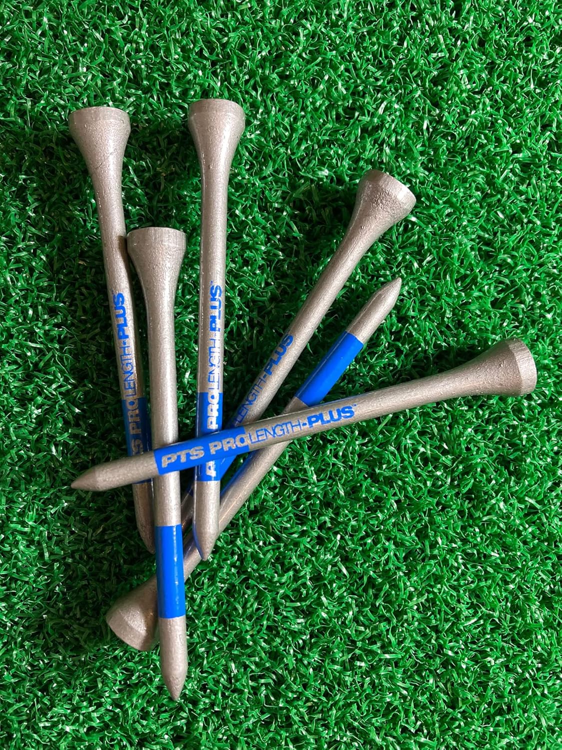 PrideSports PTS Titanium Strength Golf Tees - 65 Count, 2-3/4 Inch | 8% Thicker for Enhanced Durability