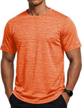 MAGCOMSEN Men's Athletic Workout Shirt - Quick Dry Moisture-Wicking Crewneck Tee | Short Sleeve