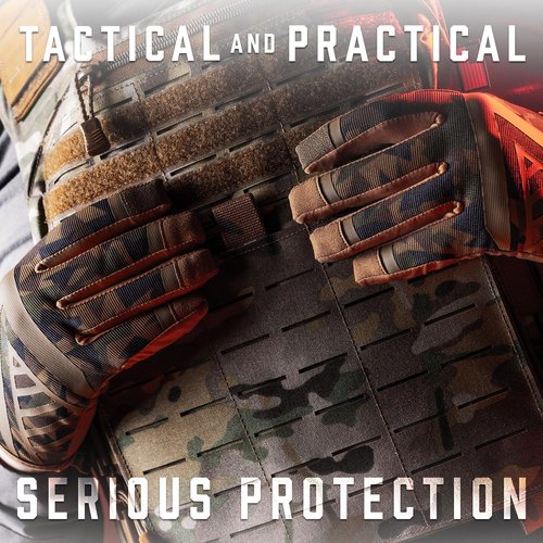Glove Station Impulse 1.0 Touchscreen Gloves for Men - Suede Leather & Spandex for Motorcycle, Airsoft, Work