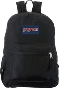 Jansport Cross Town 8 Bit Cherries Backpack, black, 42X14X32, Art Deco