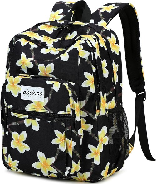 Abshoo Classical Basic Travel Backpack - Water Resistant Bookbag for School & Daily Use