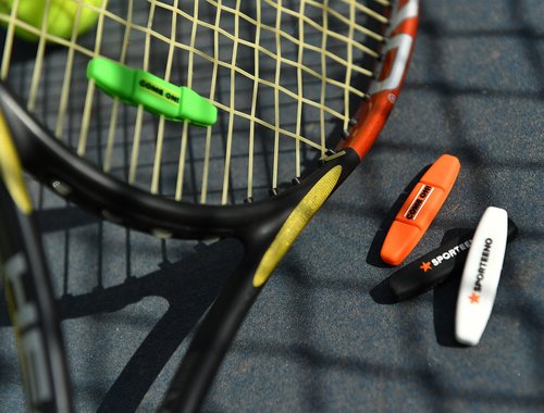 Tennis Vibration Dampener in Funny Zipper Gift Pack (Pack of 4). Best Shock Absorber for Your Racket (Mix)