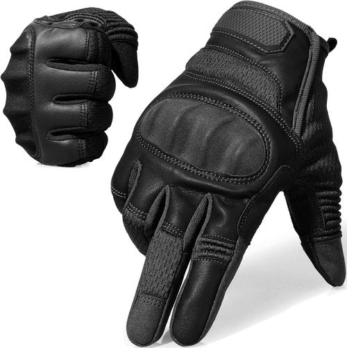 AXBXCX Motorcycle Gloves for Men - Ultimate Protection & Touchscreen Capability | Durable Outdoor Gear