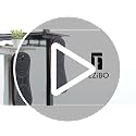 FEZIBO Medium Obsidian Black Standing Desk Balance Board - Wobble & Anti-Fatigue Mat