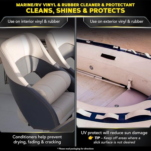 Meguiar's Boat & RV Wash & Wax Starter Kit | Ultimate Detailing Solution for Boats & RVs - Includes Wash, Wax & Accessories