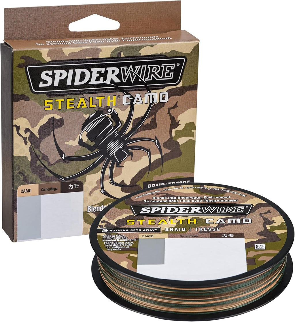 SpiderWire Stealth Braid Fishing Line - Durable, High Sensitivity, 30lb Test | 150 Yards