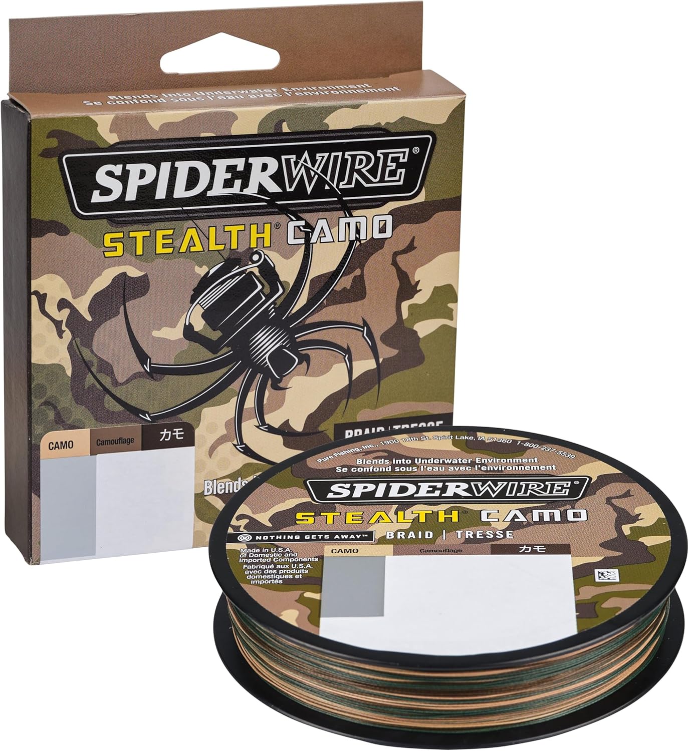 SpiderWire Stealth Braid Fishing Line - Durable, High Sensitivity, 30lb Test | 150 Yards