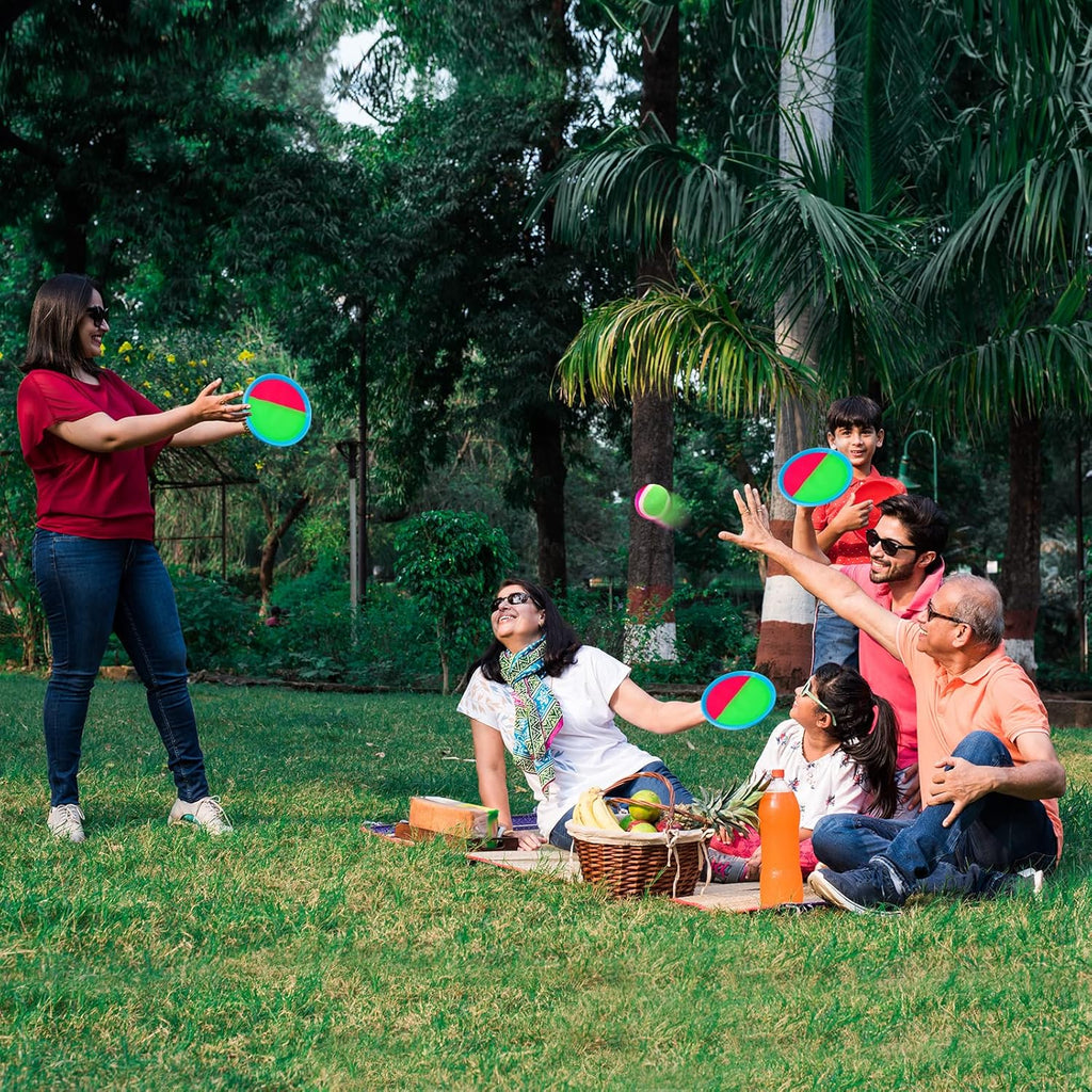 Ayeboovi Toss and Catch Ball Game - Fun Outdoor Toy for Kids | Perfect for Ages 3-10, Upgraded Design