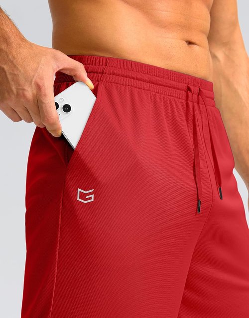 G Gradual Men's Athletic Shorts - Lightweight Quick-Dry 11" Basketball Workout Shorts with Pockets