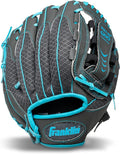 Franklin Sports Youth Teeball Gloves - Shok Sorb Kids Baseball Mitt - 10.5 Inch for Boys & Girls