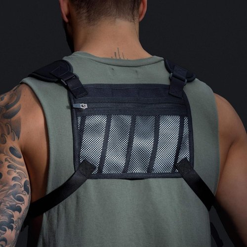 MVRK Running Vest - Water Resistant Chest Pack with Phone Holder | Lightweight & Reflective Design