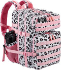 LHI Tactical Backpack - 45L Military Assault Pack with Molle System | Large Rucksack in Pink Leopard
