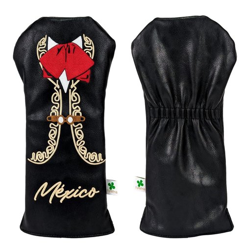 Foretra Driver Headcover Golf Club Covers Mariachi Mexico Novelty Blade Mallet Putter Cover Head Cover Golf Accessories for Most Brands