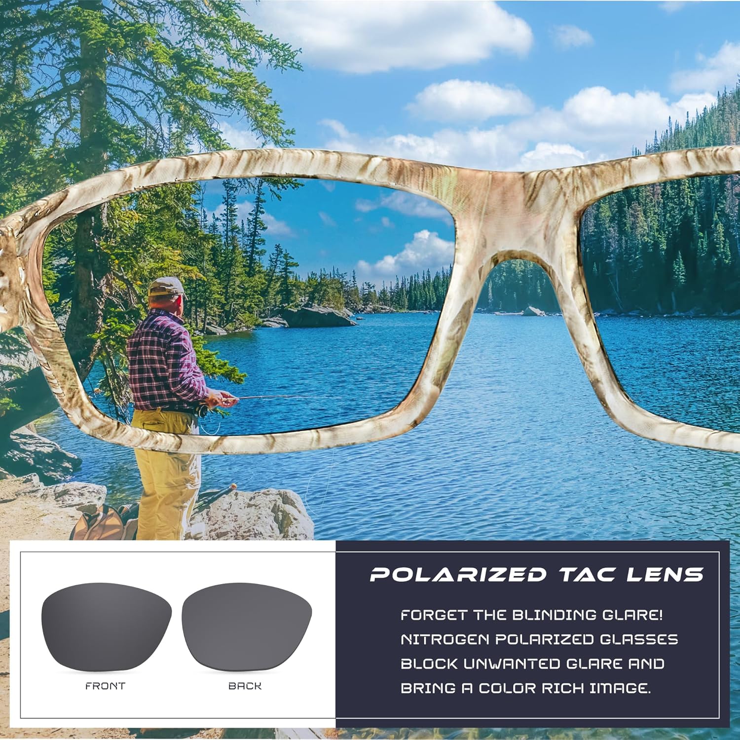 Skiennix Polarized Sport Sunglasses - UV400 Protection for Men & Women | Ideal for Driving, Fishing, Running