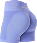 Sunzel Butt Scrunch Seamless Shorts - Women's 5-Inch High Waist Stretch Workout Shorts for Gym & Yoga